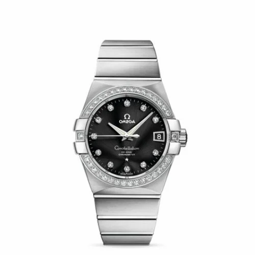 Omega Constellation Co-Axial 38 White Gold / Diamond / Black 123.55.38.21.51.001 (12355382151001)